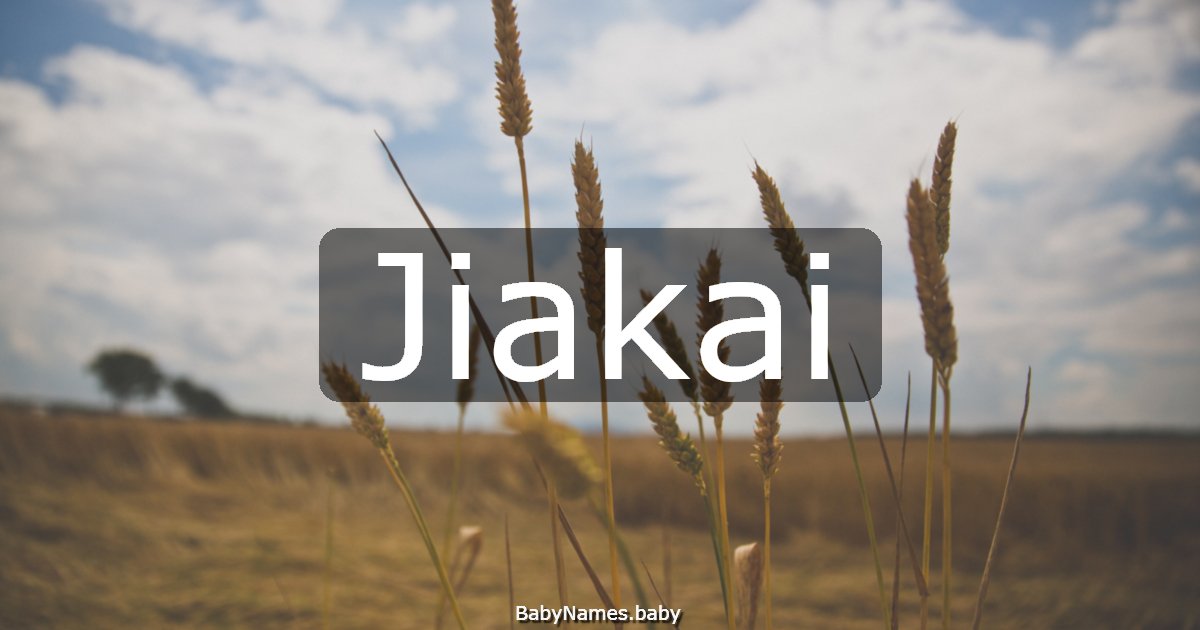 Jiakai