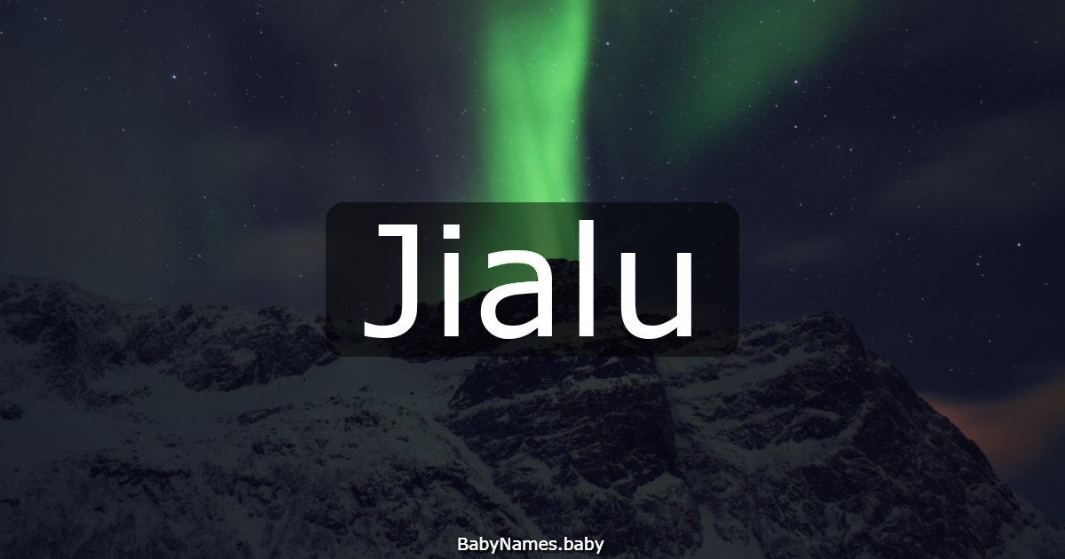 Jialu