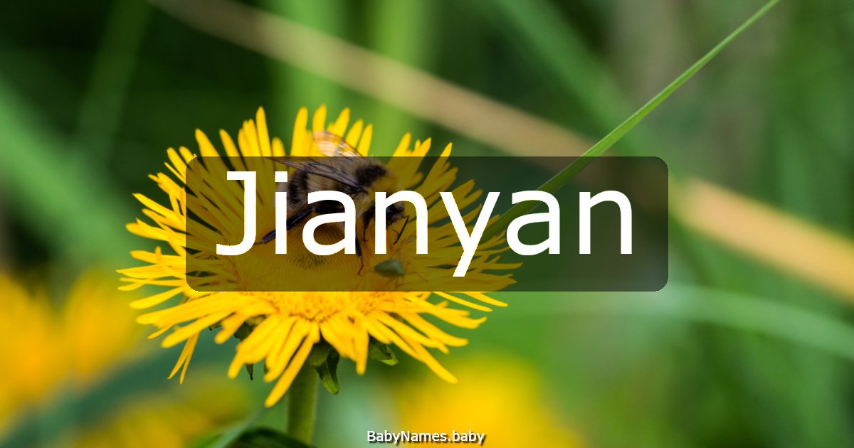 Jianyan