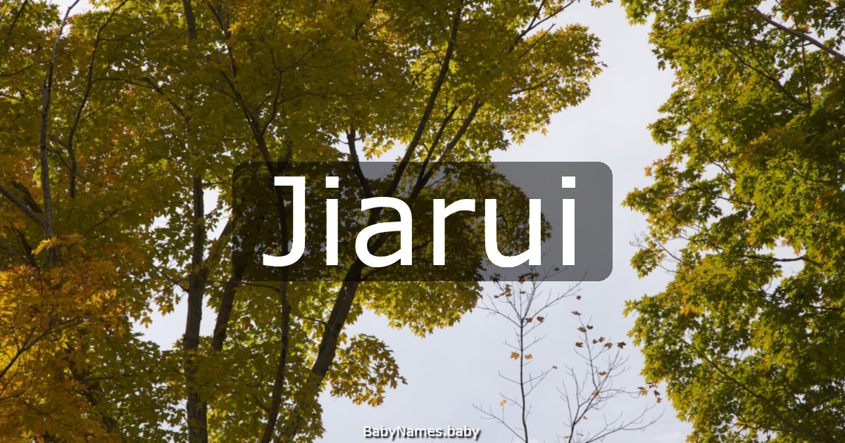 Jiarui