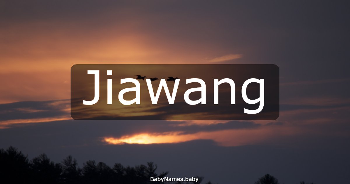 Jiawang
