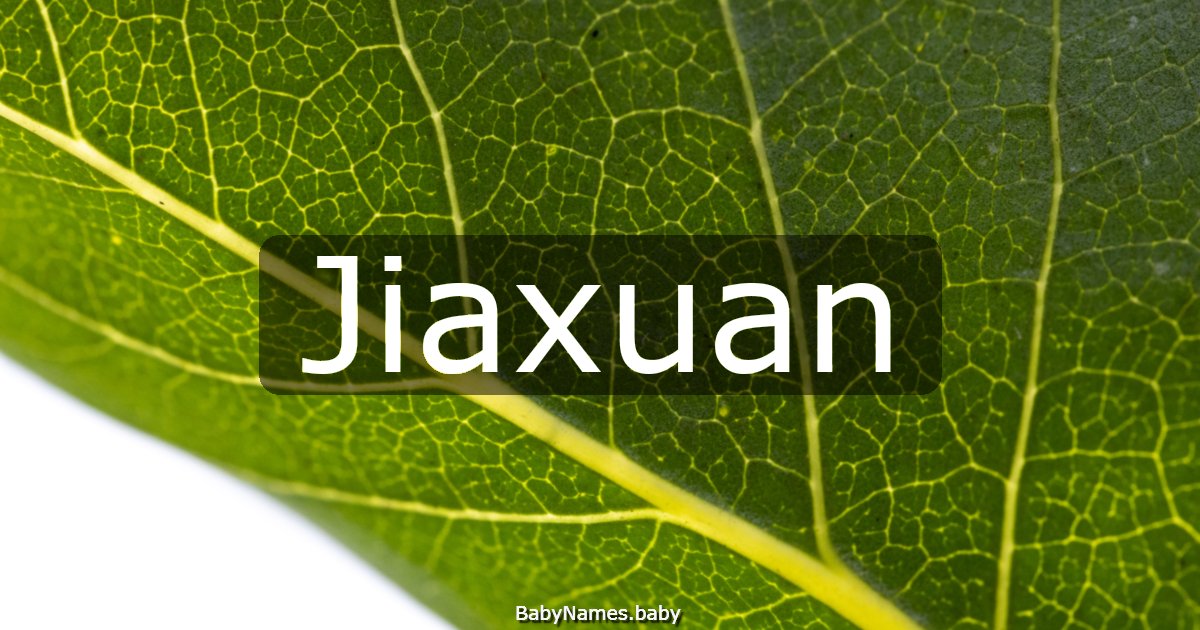 Jiaxuan