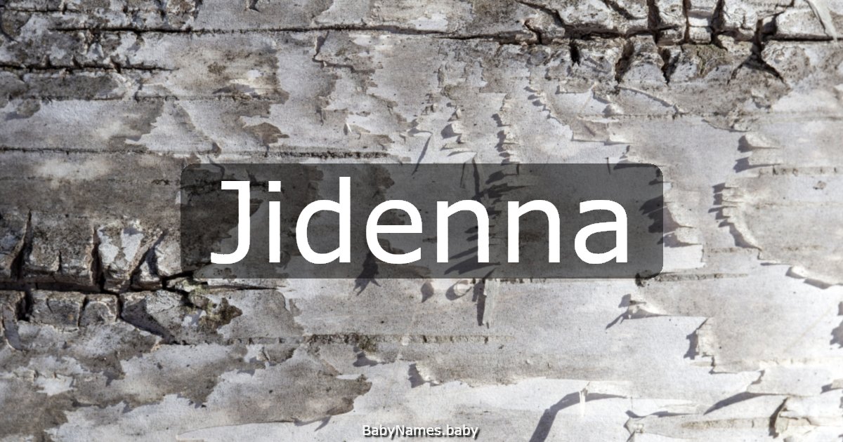Jidenna