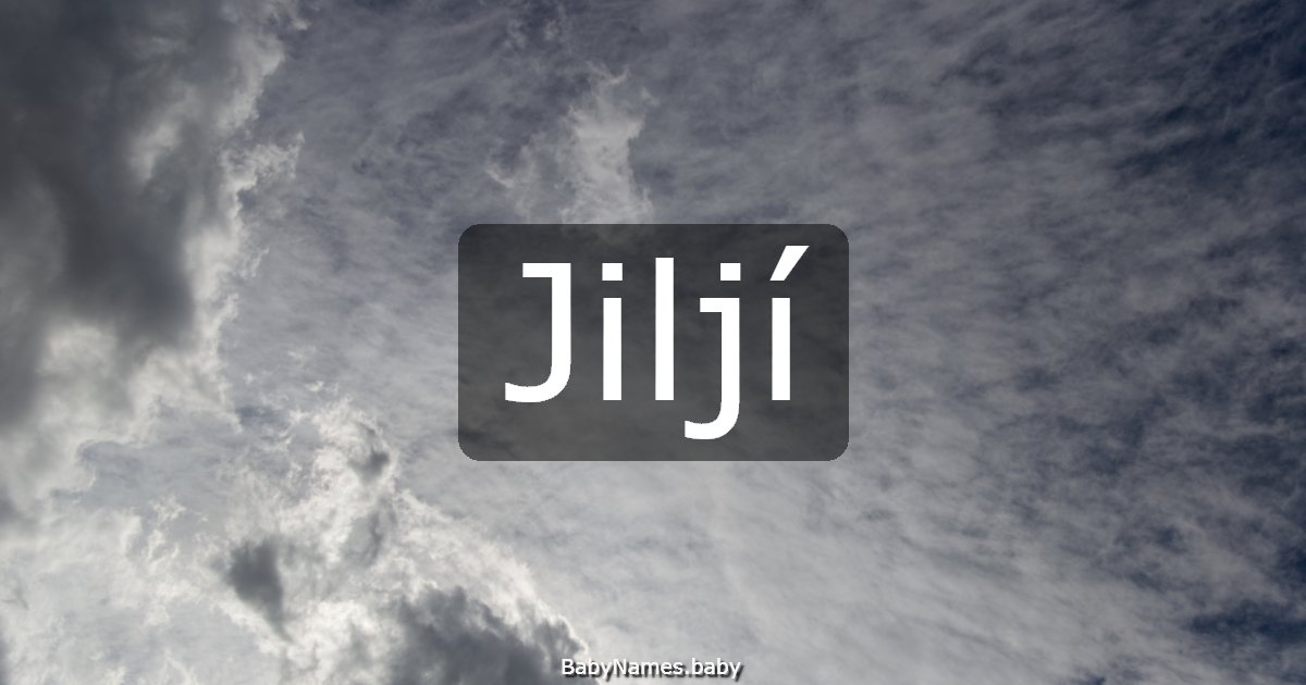 Jiljí