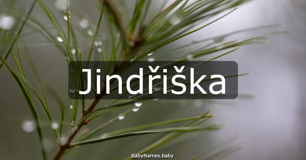 Jindřiška