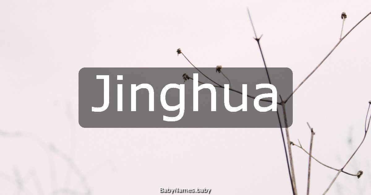 Jinghua