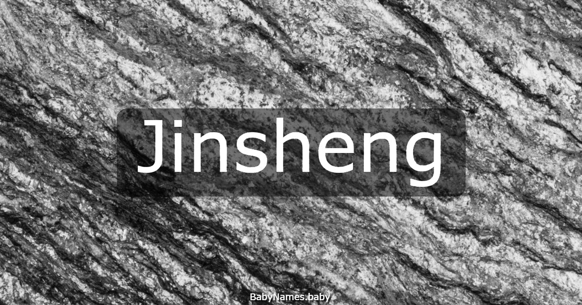 Jinsheng