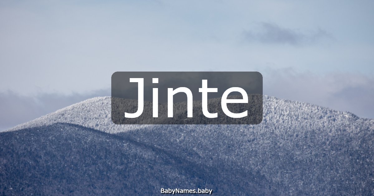 Jinte