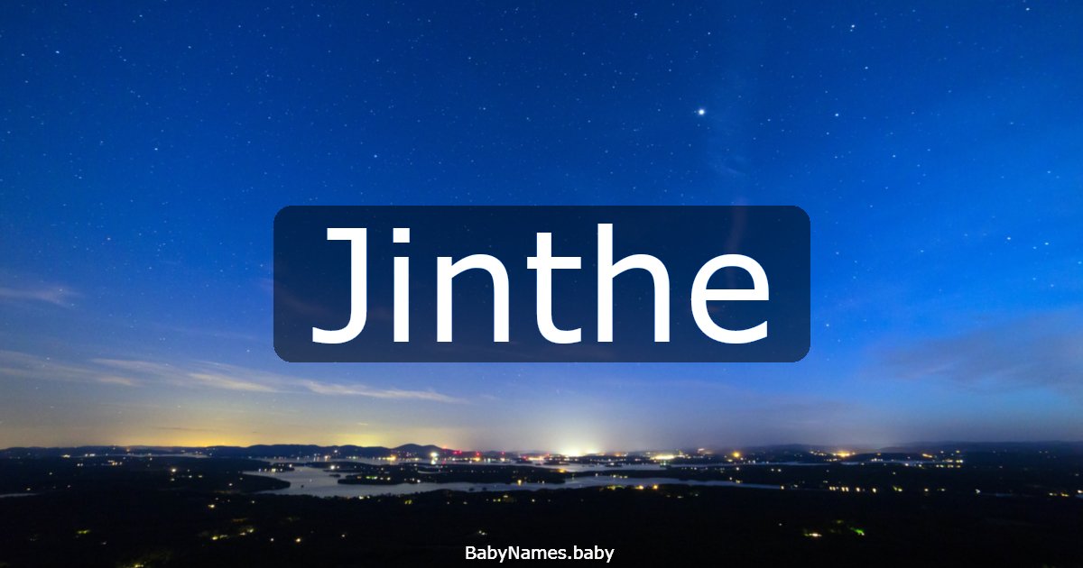 Jinthe
