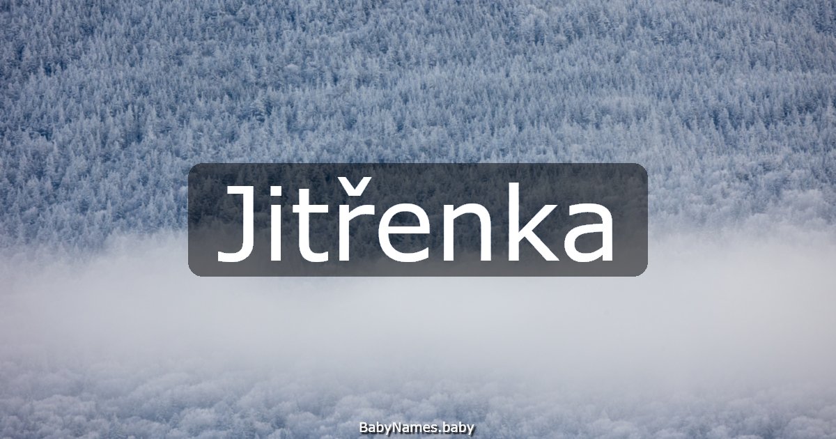 Jitřenka