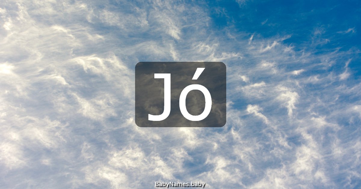 Jó