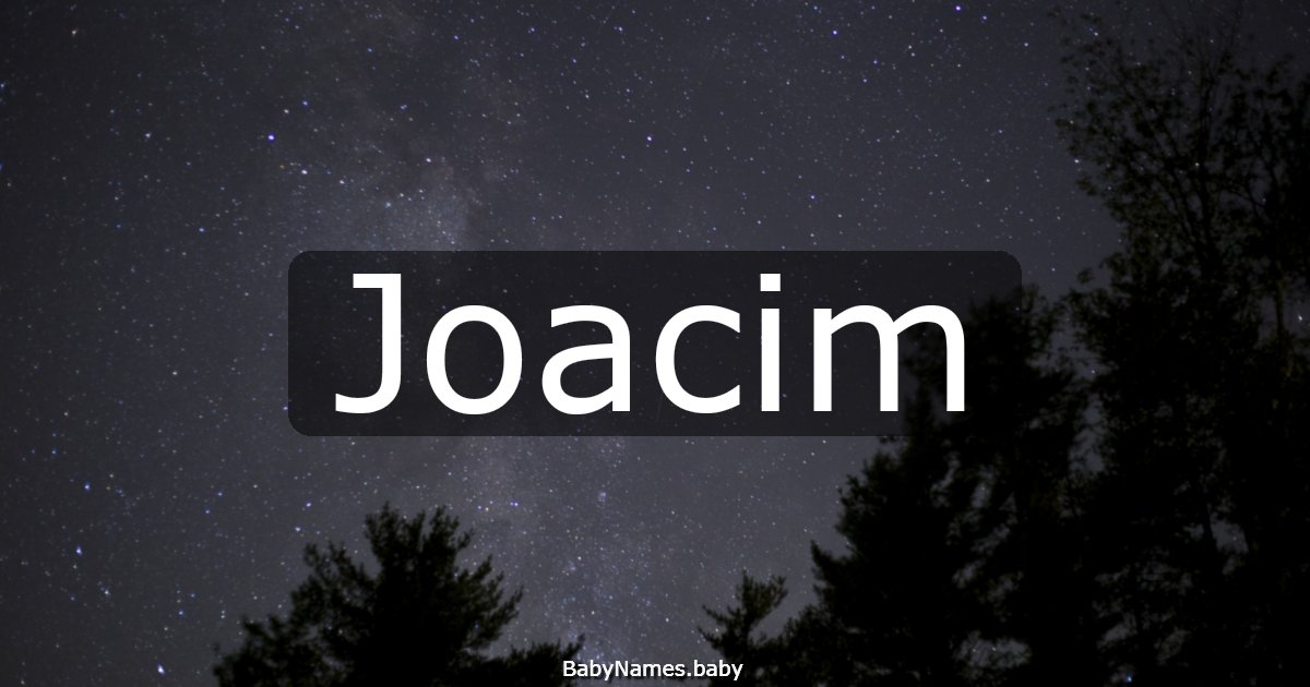 Joacim