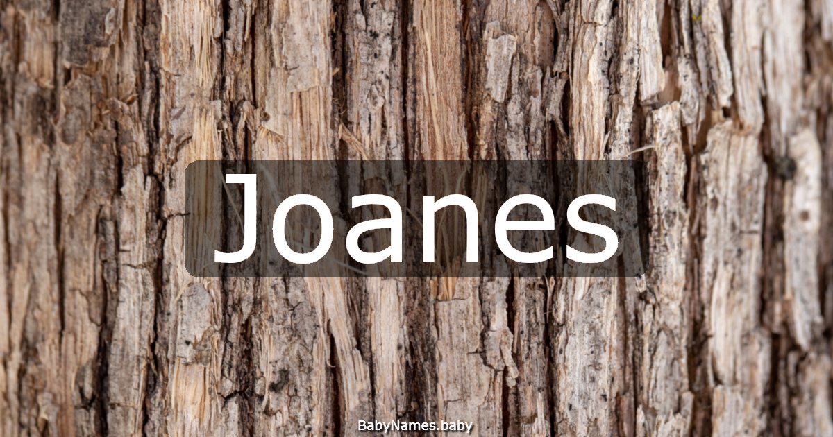 Joanes