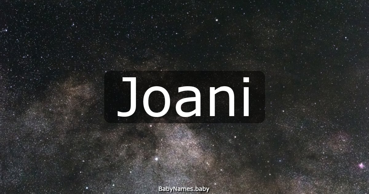 Joani