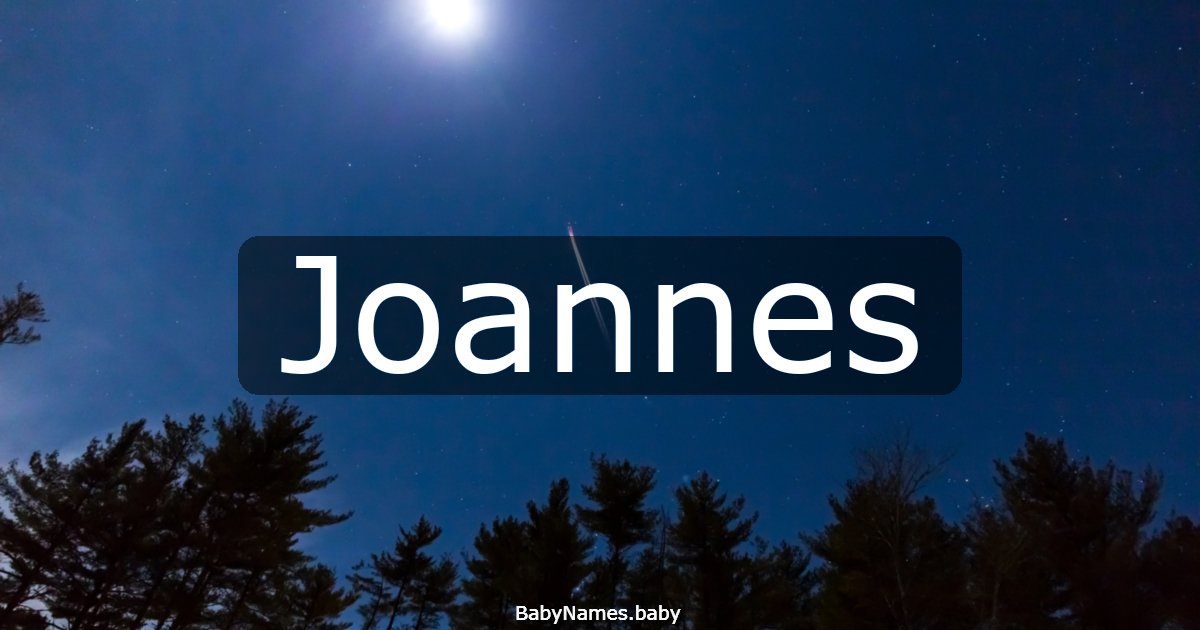 Joannes