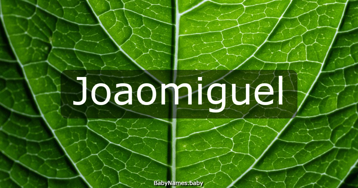 Joaomiguel