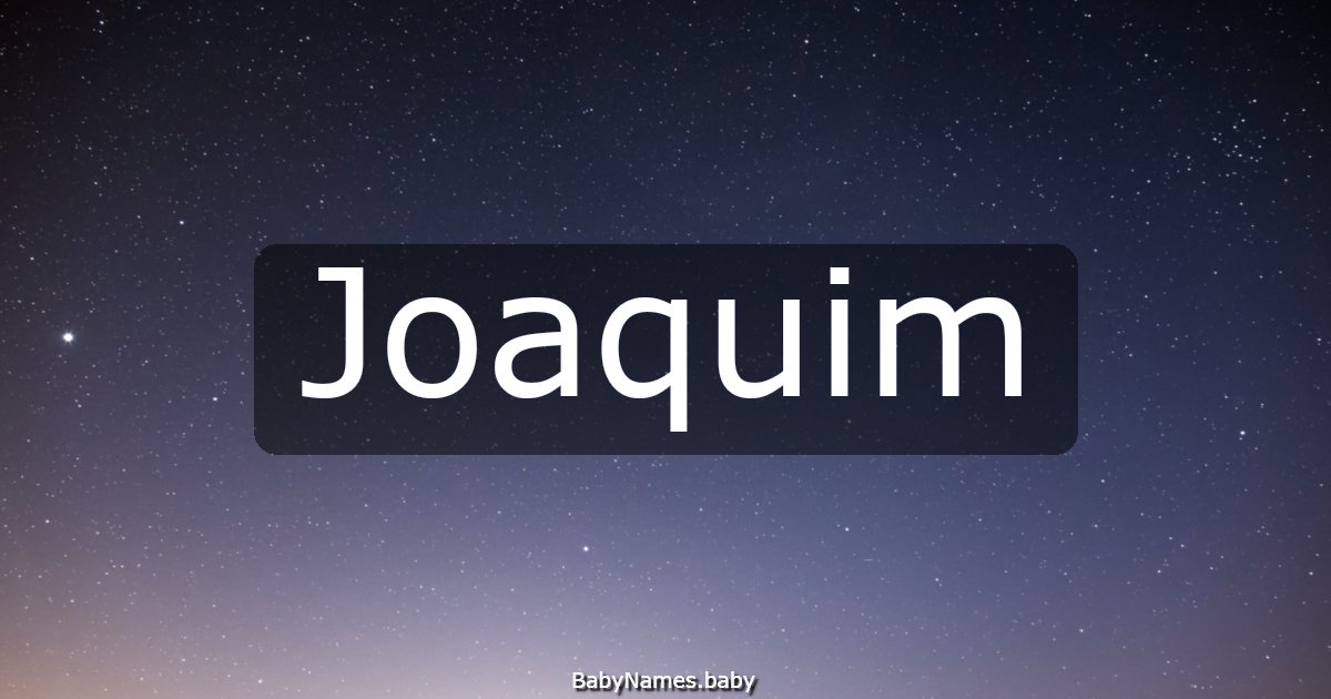 Joaquim