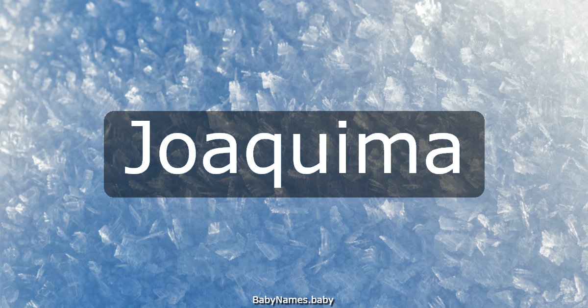 Joaquima