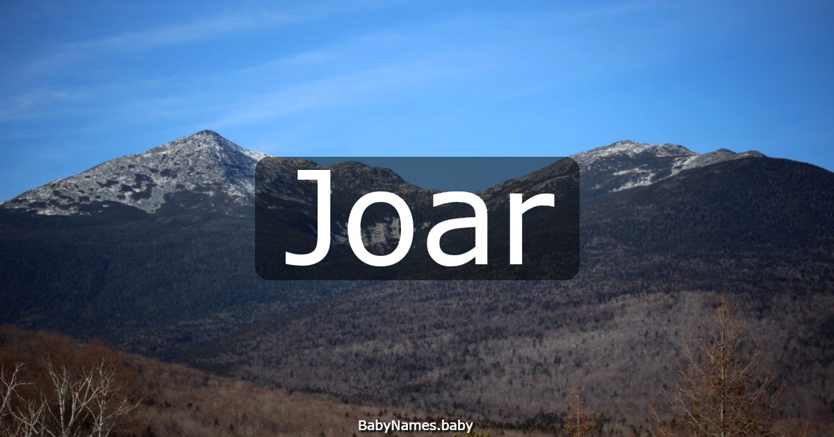 Joar