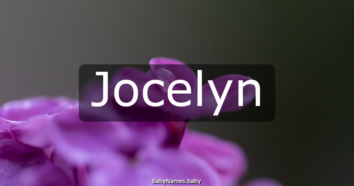 Jocelyn