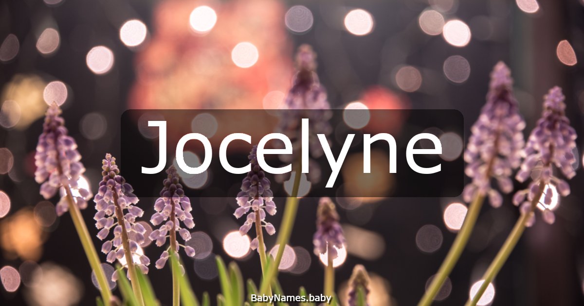 Jocelyne