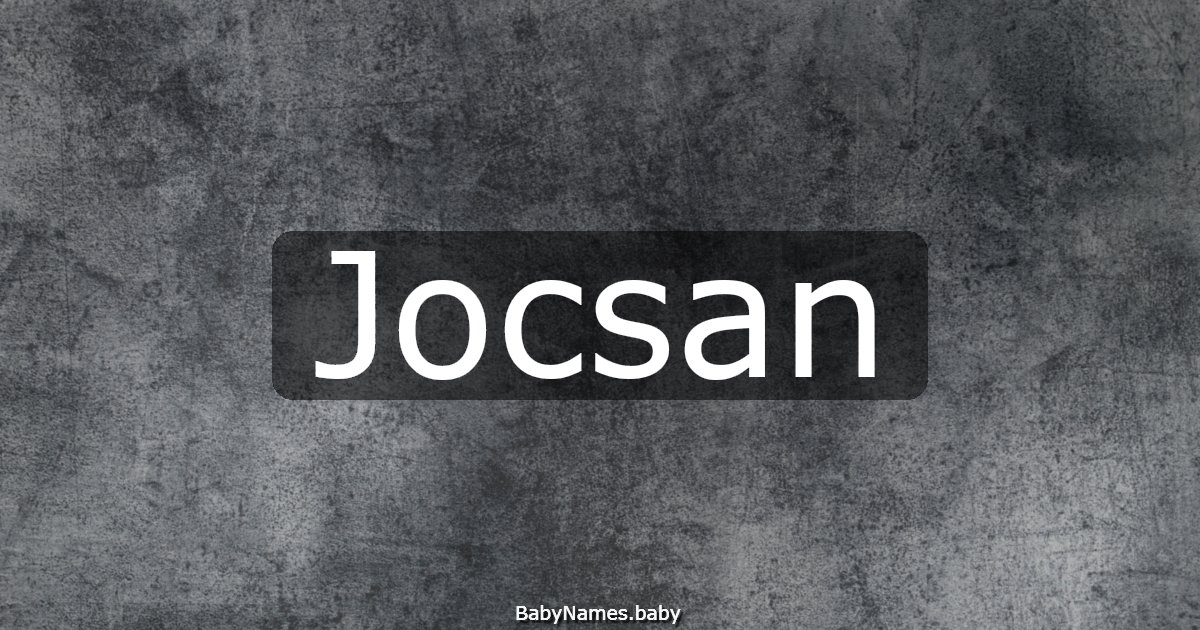 Jocsan