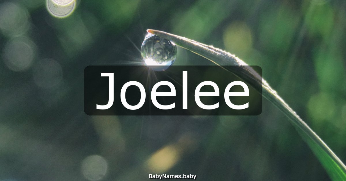 Joelee