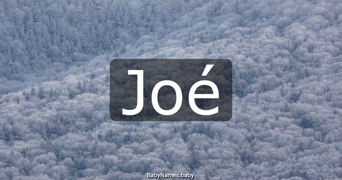 Joé