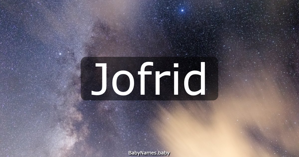 Jofrid