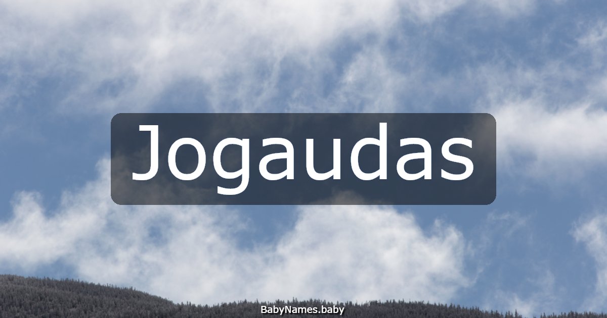Jogaudas