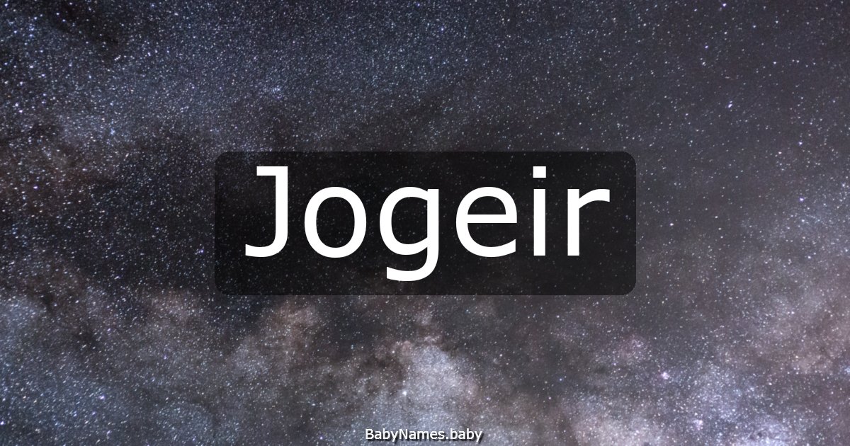 Jogeir