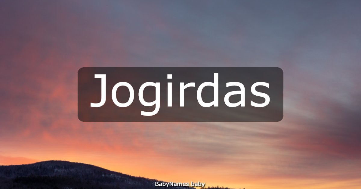 Jogirdas