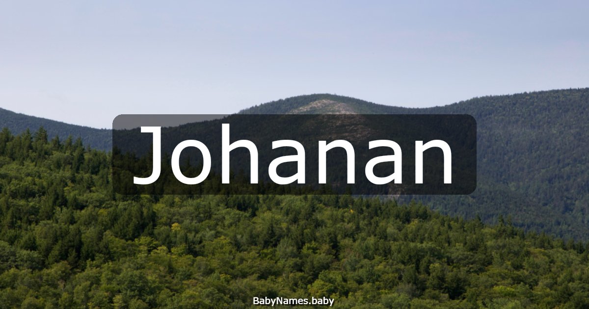 Johanan