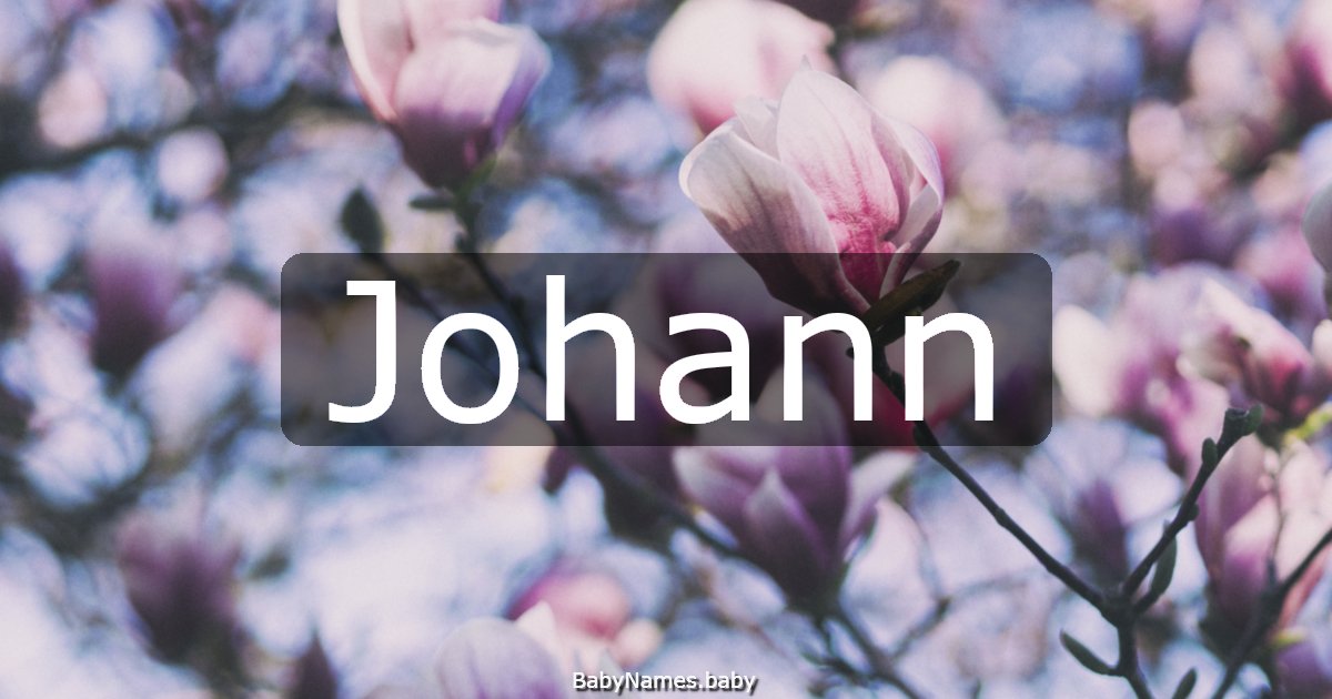 Johann