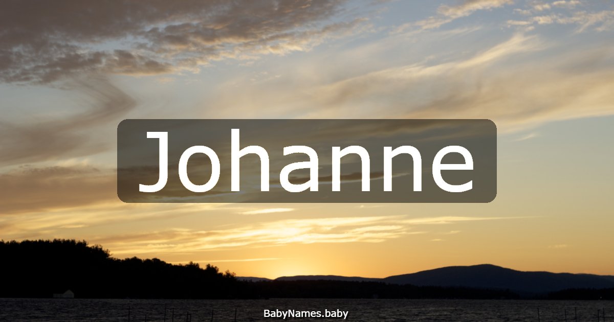 Johanne