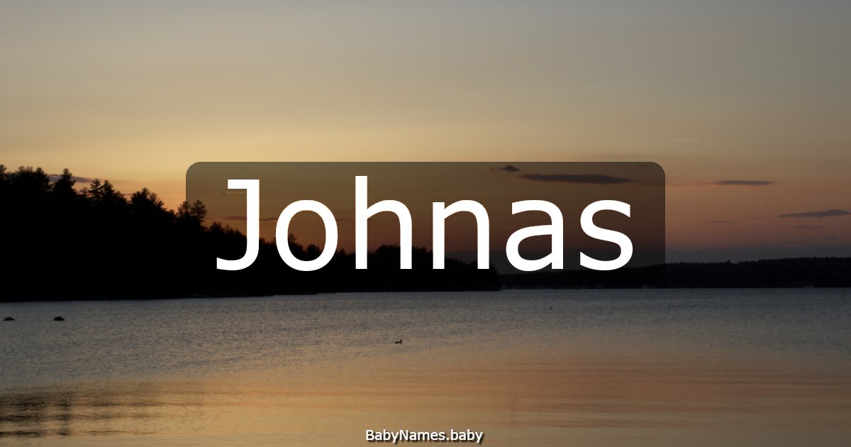 Johnas