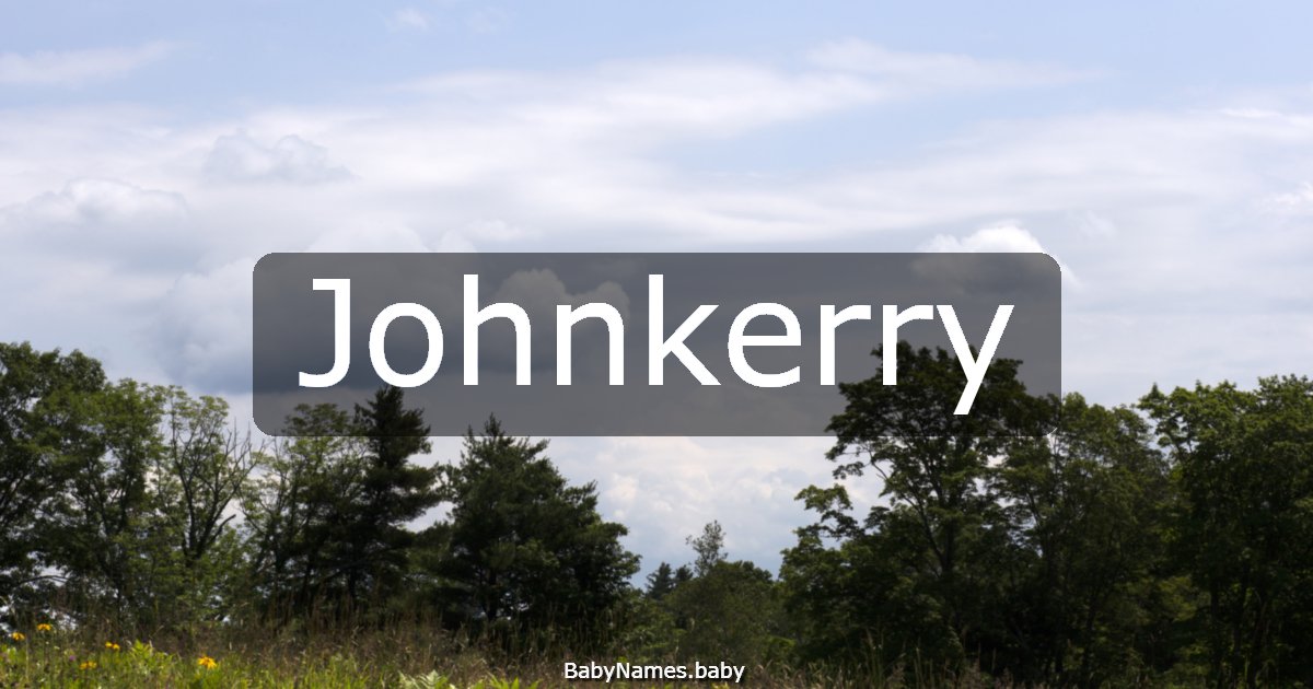 Johnkerry