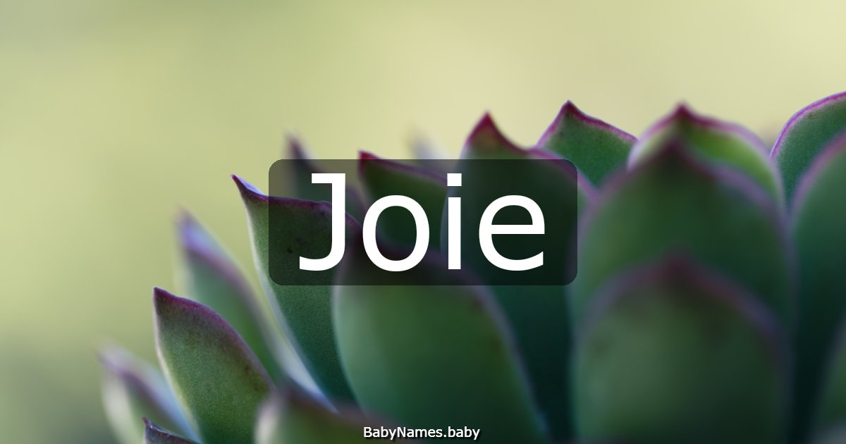 Joie