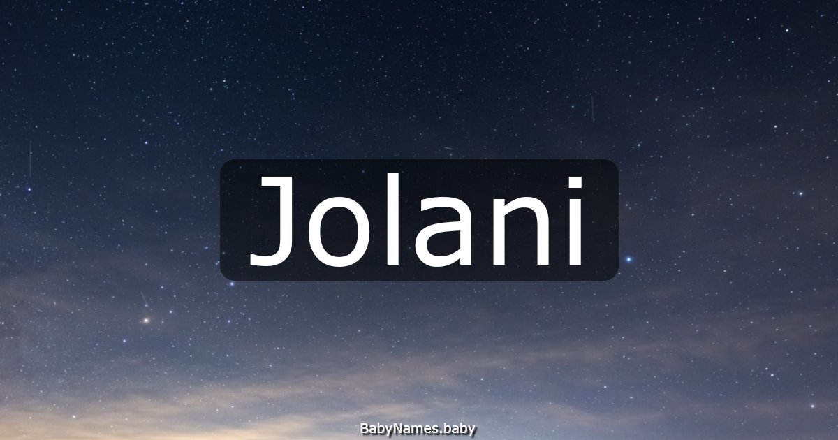 Jolani