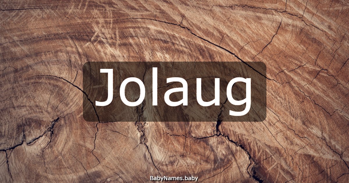 Jolaug
