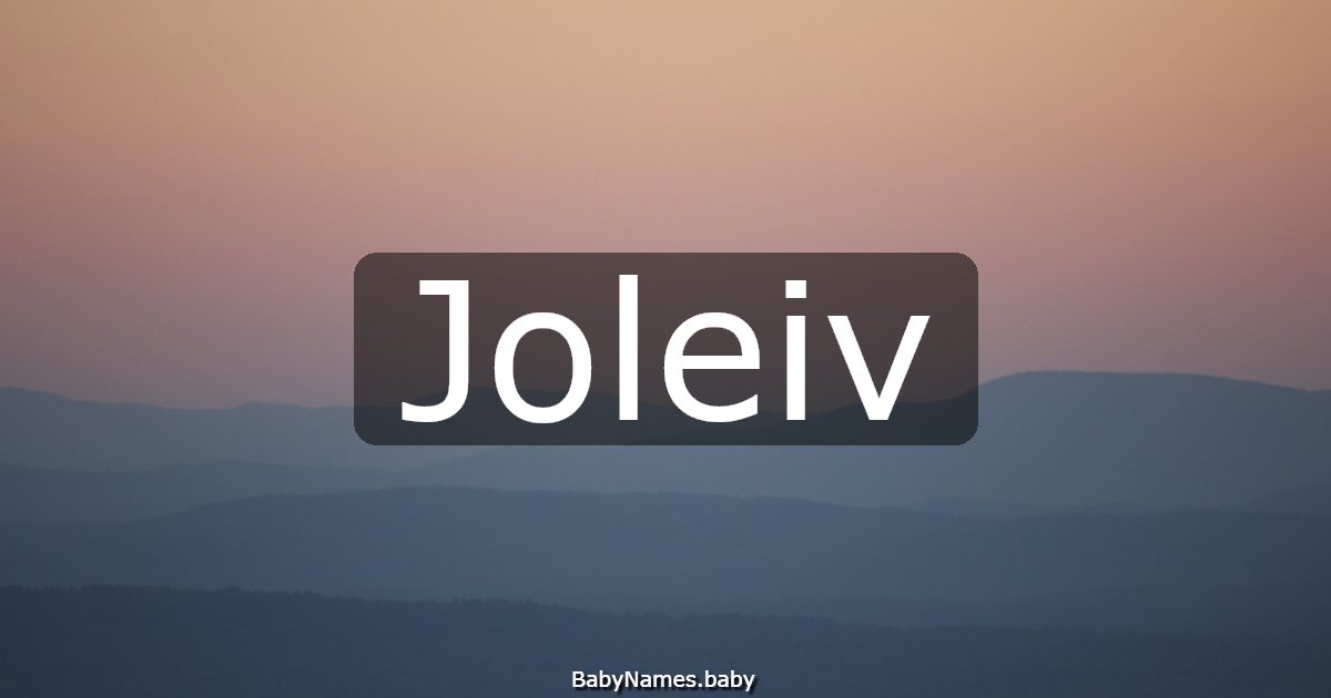 Joleiv