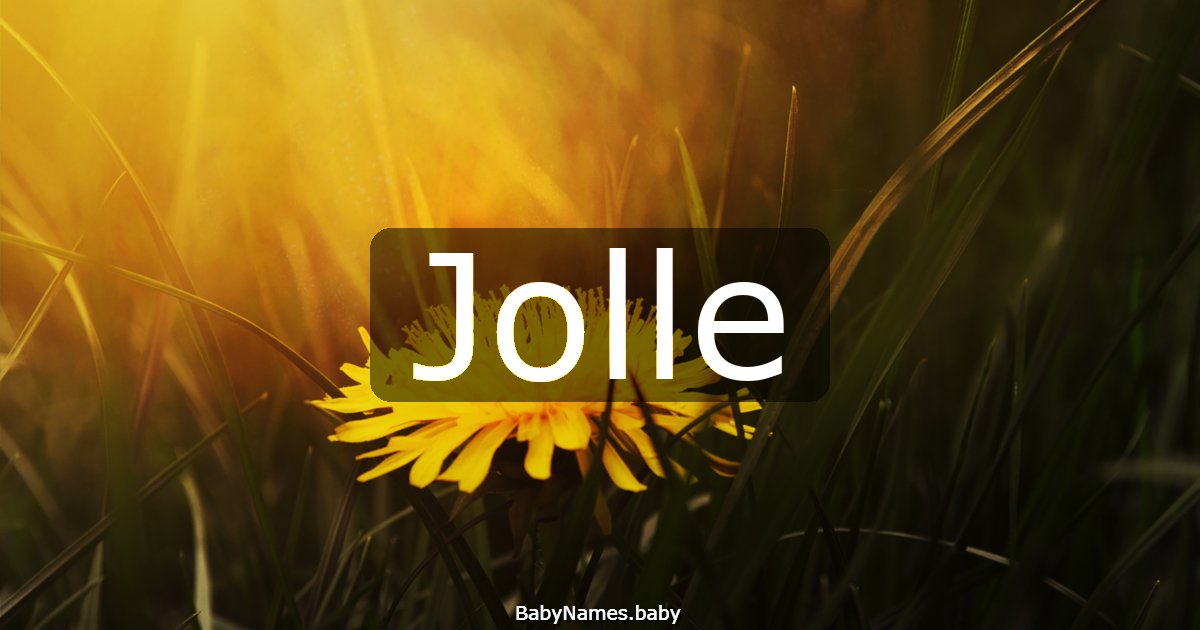Jolle