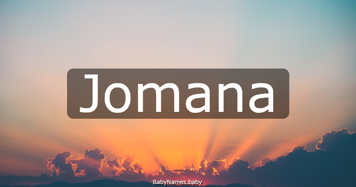 Jomana