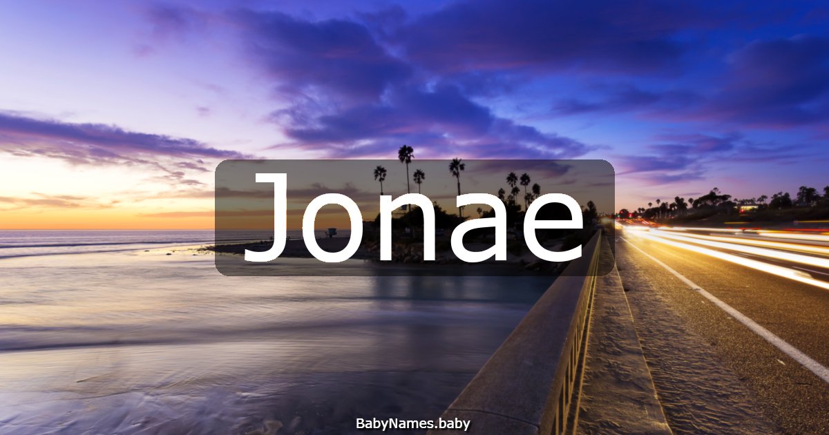 Jonae