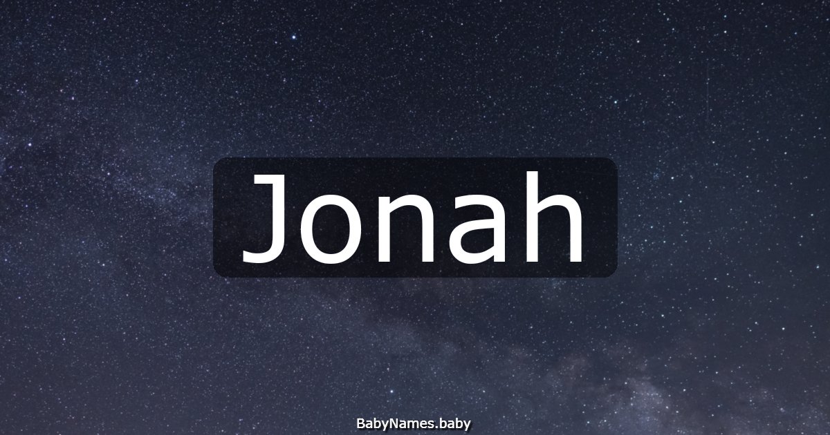 Jonah