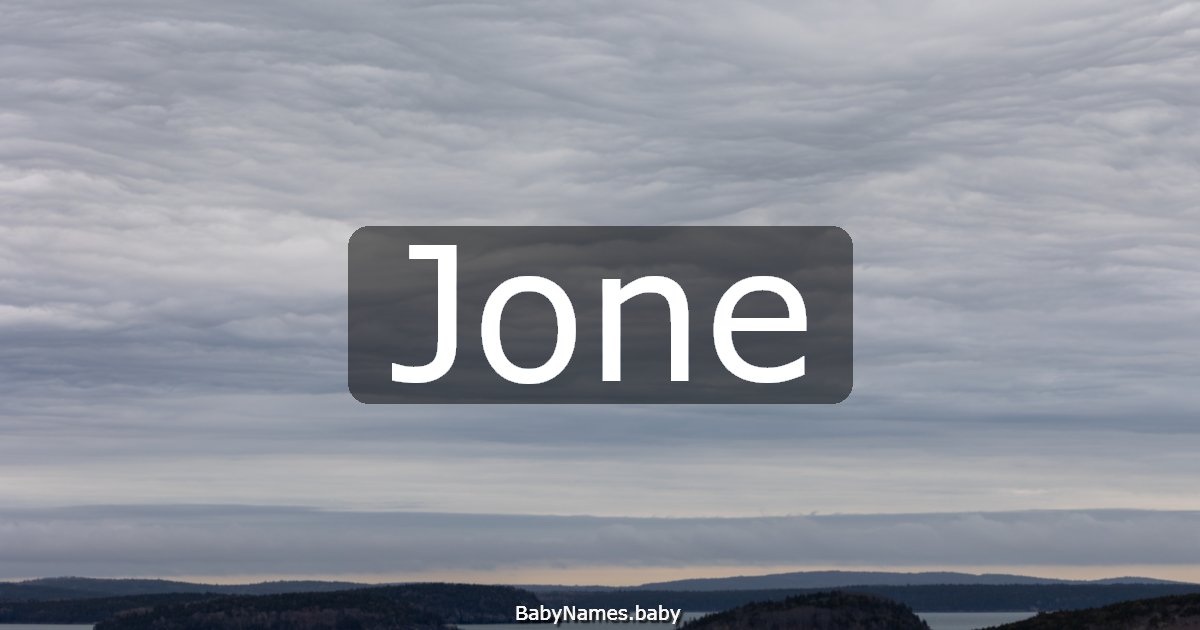 Jone