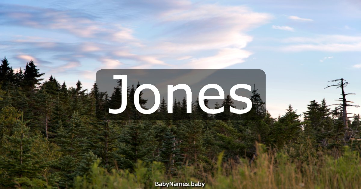 Jones