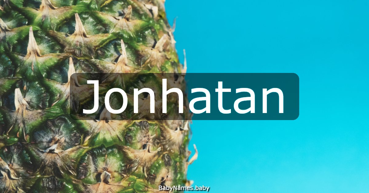 Jonhatan