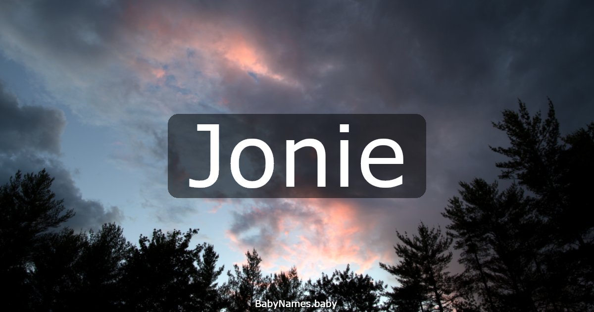 Jonie