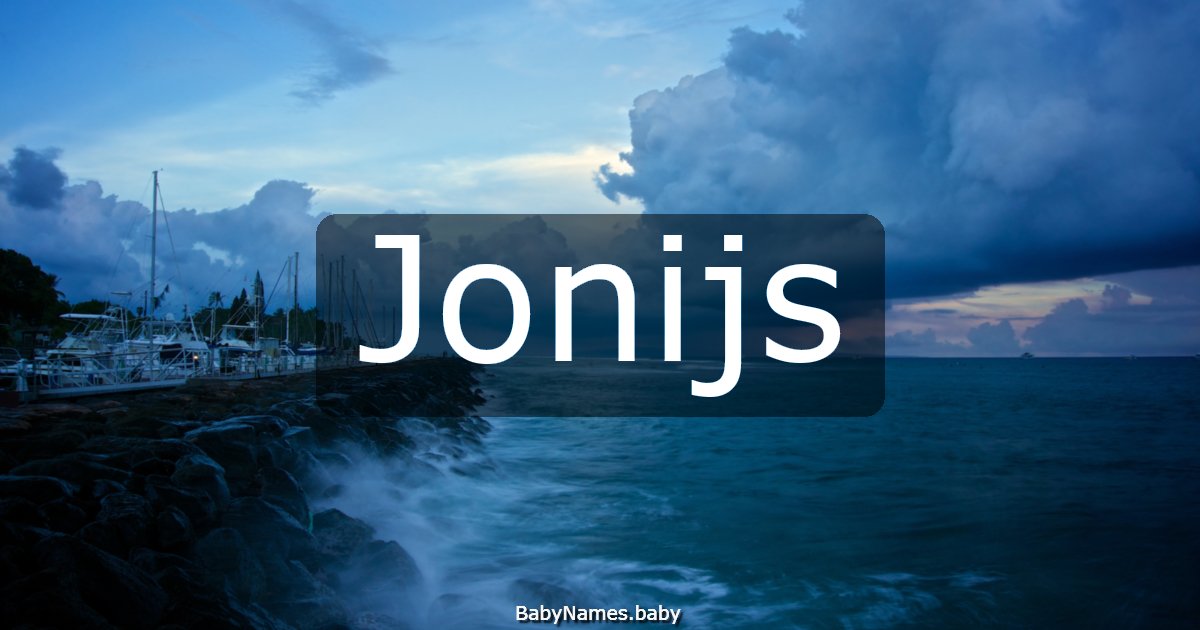 Jonijs